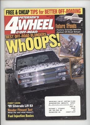 Petersen's 4-Wheel & Off-Road May 1999 Off-Road Blunders Magazine - Image 1