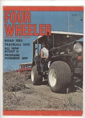 Four Wheeler August 1971 Travelall Scout II Jeep Magazine - Image 1