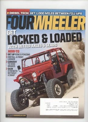 Four Wheeler March 2011 Diesel Tech Axles Gears Magazine - Image 1
