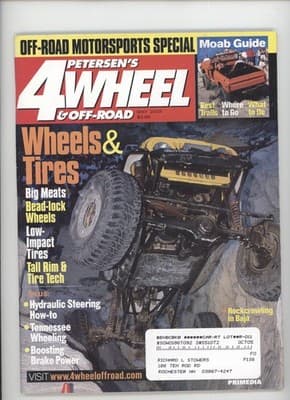 Petersen's 4 Wheel & Off-Road May 2003 Moab Wheels Tires Magazine - Image 1
