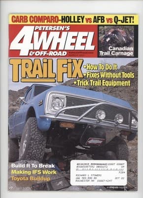 Petersen's 4-Wheel & Off-Road March 2001 Carb Comparo Magazine - Image 1
