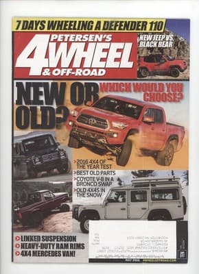 Petersen's 4Wheel & Off-Road May 2016 Defender 110 Magazine - Image 1