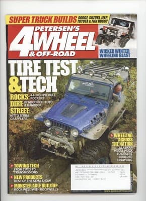 Petersen's 4 Wheel & Off-Road March 2009 Tire Test Tech Magazine - Image 1