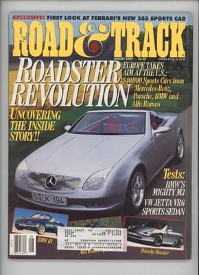 Road & Track August 1994 Ferrari 355 Sports Car Magazine - Image 1