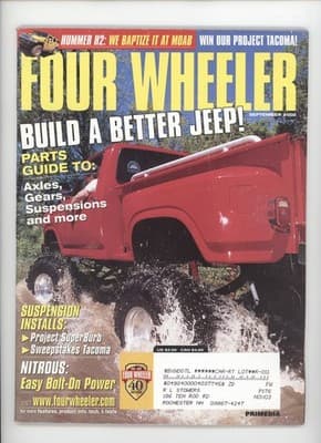 Four Wheeler September 2002 Build A Better Jeep Magazine - Image 1