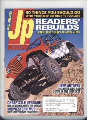 Jp September 2006 Readers' Rebuilds Jeep Autopsy Magazine - Image 1