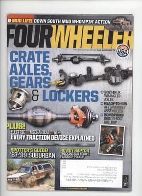 Four Wheeler June 2015 Axles Gears Lockers Magazine - Image 1