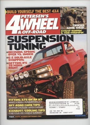 Petersen's 4Wheel & Off-Road July 2006 Suspension Tuning Off-Road Magazine - Image 1