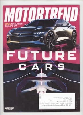 MotorTrend September 2023 Chevrolet Camaro EV Future Cars Magazine - Image 1