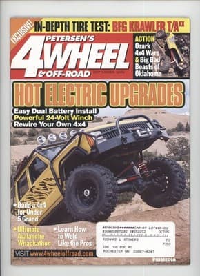 Petersen's 4-Wheel Sept 2003 Hot Electric Upgrades Magazine - Image 1