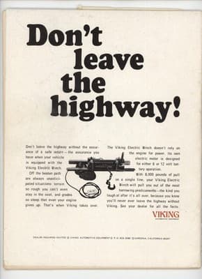 Four Wheeler January 1969 Baja 1000 Magazine - Thumbnail 2