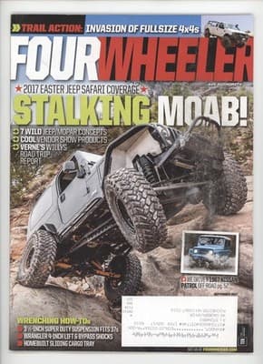 Four Wheeler September 2017 Moab Jeep 4x4 Off-Road Magazine - Image 1