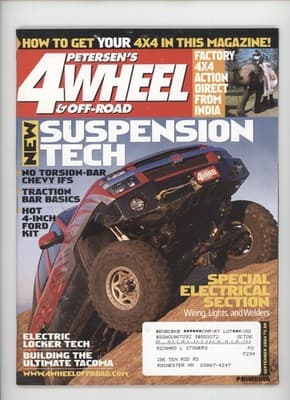 Petersen's 4Wheel Sep 2004 New Suspension Tech Off-Road Magazine - Image 1