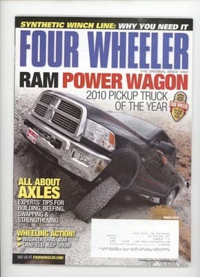Four Wheeler March 2010 Ram Power Wagon Truck Magazine - Image 1