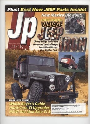 Jp Magazine April/May 1998 Vintage Jeep Iron Parts Magazine - Image 1