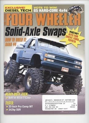 Four Wheeler April 2000 Solid-Axle Swaps Magazine - Image 1