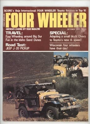 Four Wheeler October 1975 Baja Internacional Toyota Jeep Magazine - Image 1