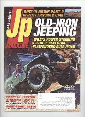 JP Magazine October 2018 Old Iron Jeeping Willys Power Steering Magazine - Image 1