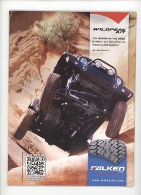 Four Wheeler November 2011 Jeep Wrangler 4x4 Magazine - Thumbnail 2