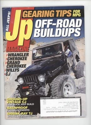 JP Magazine November 2012 Gearing Tips Off-Road Buildups - Image 1
