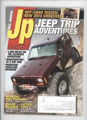 JP Magazine November 2013 Jeep Cherokee Off-Road Tested Magazine - Image 1