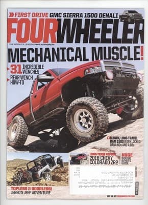 Four Wheeler February 2019 GMC Sierra Denali 4x4 Magazine - Image 1