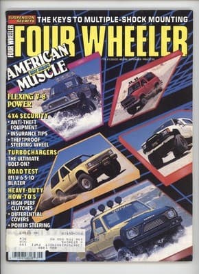 Four Wheeler September 1986 American Muscle Hot Swaps Magazine - Image 1
