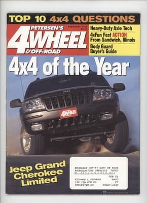 Petersen's 4-Wheel & Off-Road Feb 1999 4x4 of the Year Magazine - Image 1