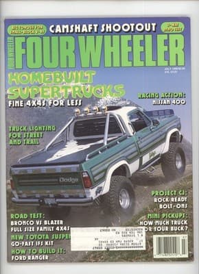 Four Wheeler July 1990 Camshaft Shootout Supertrucks Magazine - Image 1