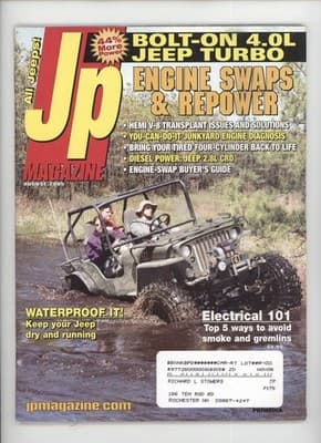 JP Magazine August 2005 Jeep Turbo Engine Swaps Magazine - Image 1