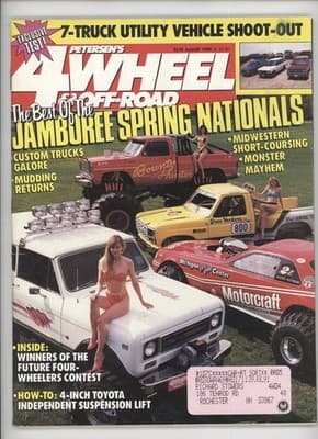 4 Wheel & Off-Road August 1989 Jamboree Spring Nationals Magazine - Image 1