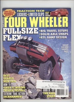 Four Wheeler April 1997 Full Size Flex Gear Setups Magazine - Image 1