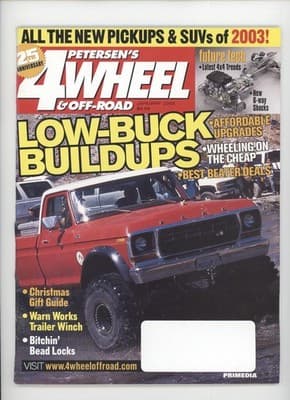 Petersen's 4-Wheel & Off-Road January 2003 Low-Buck Buildups Magazine - Image 1