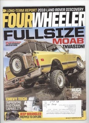 Four Wheeler October 2019 Moab Invasion Chevy Blazer Magazine - Image 1