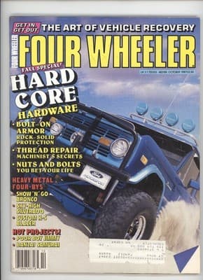Four Wheeler October 1987 Vehicle Recovery Off-Road 4x4 Magazine - Image 1