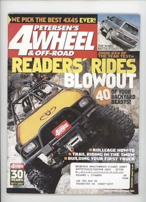 Petersen's 4-Wheel & Off-Road February 2008 Best 4x4s Magazine - Image 1