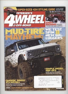 Petersen's 4Wheel & Off-Road June 2005 Mud-Tire Diesel Lift Magazine - Image 1