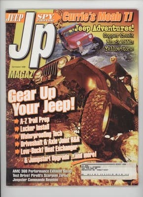 Jeep Up September 1998 Gear Up Your Jeep 4x4 Magazine - Image 1