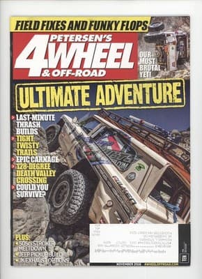 Petersen's 4 Wheel & Off-Road November 2016 Ultimate Adventure Magazine - Thumbnail 2