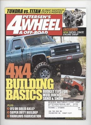 Petersen's 4 Wheel & Off-Road July 2008 Tundra VS Titan Magazine - Image 1