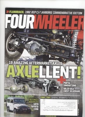 Four Wheeler July 2018 Aftermarket Axles 4x4 Magazine - Image 1