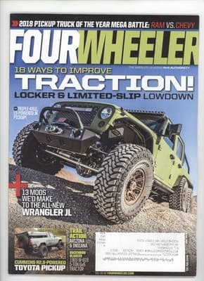 Fourwheeler June 2018 Jeep Wrangler JL & Toyota Pickup Magazine - Image 1