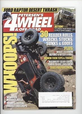 Petersen's 4 Wheel & Off-Road April 2009 Ford Raptor Jeep Magazine - Image 1