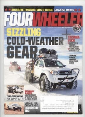 Four Wheeler January 2018 Tacoma Tech Towing Gear Magazine - Image 1