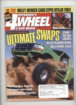 Petersen's 4-Wheel & Off-Road July 2002 Ultimate Swaps Magazine - Image 1