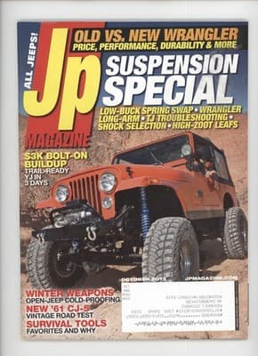 JP Magazine October 2013 Jeep Wrangler Suspension Magazine - Image 1