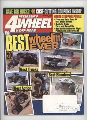 Petersen's 4 Wheel & Off-Road March 1998 Best Wheelin' Magazine - Image 1