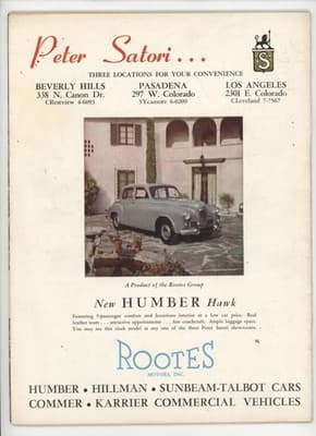 Road and Track November 1952 Porsche 356 Ferrari Duesenberg Magazine - Thumbnail 2