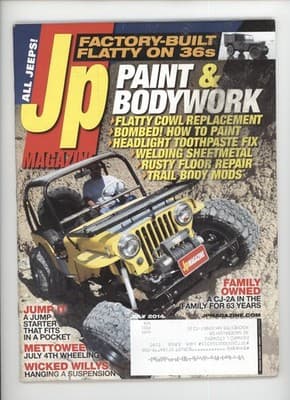 JP Magazine July 2014 Factory-Built Flatty on 36s Jeep Magazine - Image 1