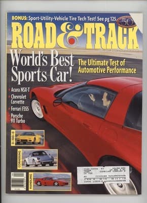 Road & Track April 1997 Worlds Best Sports Car Test Magazine - Image 1
